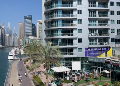 30 March 2023 : A Pan Shot of Jumeirah Beach Residence - JBR at Dubai,UAE 
