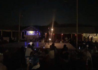 30 March 2023 : A Shot of Fire Show at Dubai Desert Safari at Abu Dhabi,UAE 