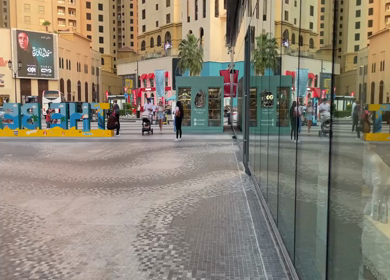 30 March 2023 : A Shot of People at Jumeirah Beach Residence- JBR at Dubai,UAE 