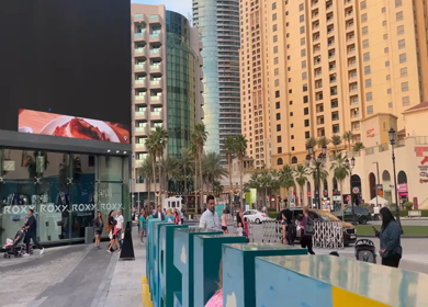 30 March 2023 : A Shot of People at Jumeirah Beach Residence- JBR at Dubai,UAE 