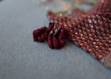 A Slow Motion Shot of Indian Wedding Jewellery in India
