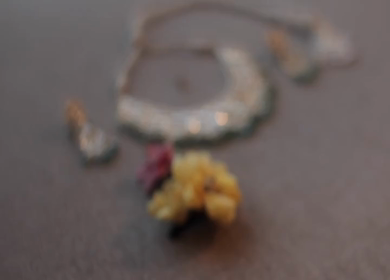 A Slow Motion Shot of Indian Wedding Jewellery in India