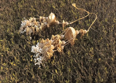 A Slow Motion Shot of Indian Wedding Jewellery in India