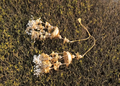 A Slow Motion Shot of Indian Wedding Jewellery in India