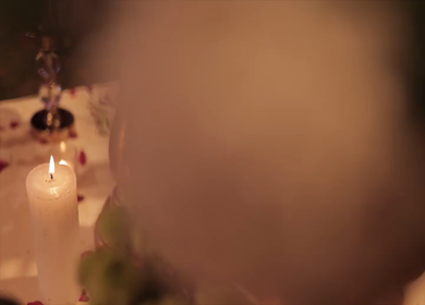 A Slow Motion Shot of an Indian Wedding Venue Decoration in India