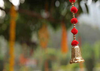 A Slow Motion Shot of an Indian Wedding Venue Decoration in India