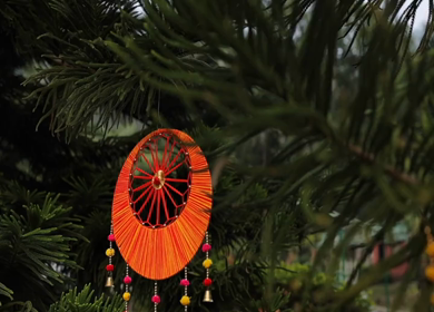 A Slow Motion Shot of an Indian Wedding Venue Decoration in India