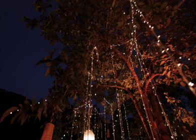 A Slow Motion Shot of an Indian Wedding Venue Decoration in India
