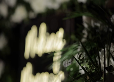 A Slow Motion Shot of an Indian Wedding Venue Decoration in India