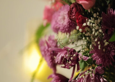 A Slow Motion Shot of an Indian Wedding Venue Decoration in India