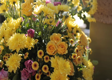 A Slow Motion Shot of an Indian Wedding Venue Decoration in India