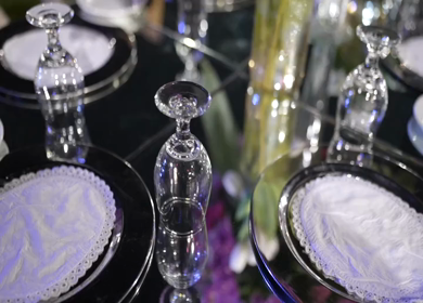 A Slow Motion Shot of an Indian Wedding Venue Decoration in India