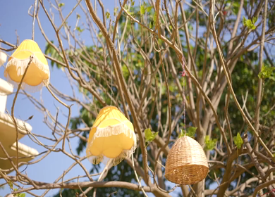 A Slow Motion Shot of an Indian Wedding Venue Decoration in India