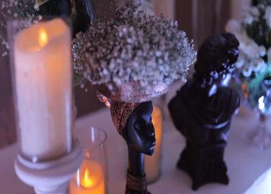 A Slow Motion Shot of an Indian Wedding Venue Decoration in India