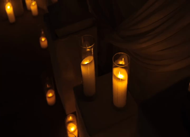 A Slow Motion Shot of an Indian Wedding Venue Decoration in India