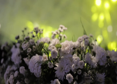A Slow Motion Shot of an Indian Wedding Venue Decoration in India