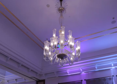 A Slow Motion Shot of an Indian Wedding Venue Decoration in India