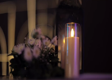 A Slow Motion Shot of an Indian Wedding Venue Decoration in India