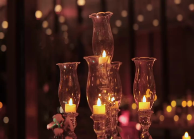 A Slow Motion Shot of an Indian Wedding Venue Decoration in India