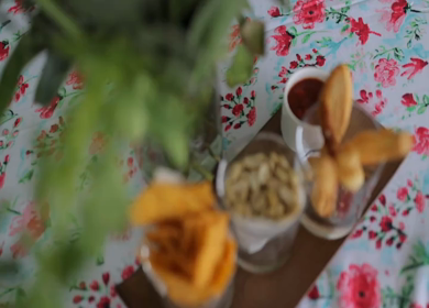 A Slow Motion Shot of an Indian Wedding Venue Decoration in India