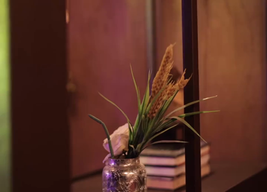 A Slow Motion Shot of an Indian Wedding Venue Decoration in India