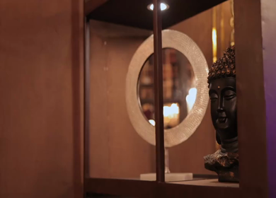 A Slow Motion Shot of an Indian Wedding Venue Decoration in India