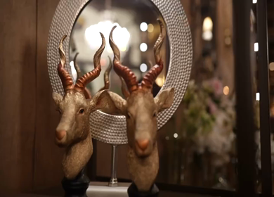 A Slow Motion Shot of an Indian Wedding Venue Decoration in India