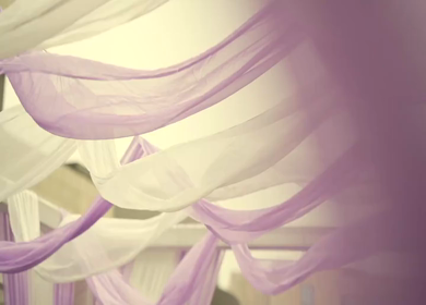 A Slow Motion Shot of an Indian Wedding Venue Decoration in India