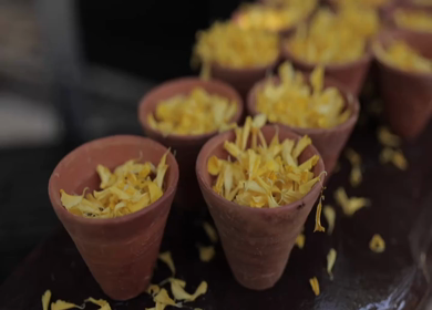 A Slow Motion Shot of an Indian Wedding Venue Decoration in India