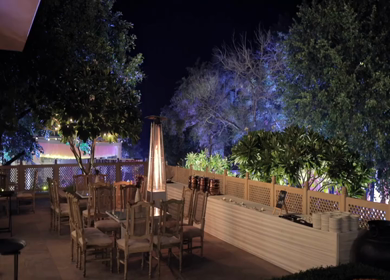 A Slow Motion Shot of an Indian Wedding Venue Decoration in India