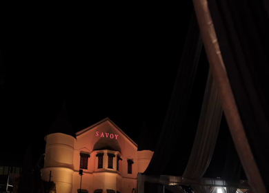The Savoy, Mussoorie - 5th January 2025 : A Slow Motion Shot of an Indian Wedding Venue Decoration in India
