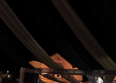 The Savoy, Mussoorie - 5th January 2025 : A Slow Motion Shot of an Indian Wedding Venue Decoration in India