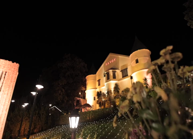 The Savoy, Mussoorie - 5th January 2025 : A Slow Motion Shot of an Indian Wedding Venue Decoration in India
