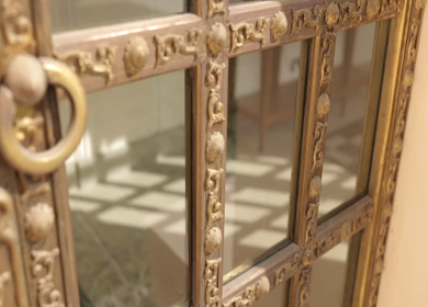 A Slow Motion Shot of an Indian Wedding Venue Decoration in India