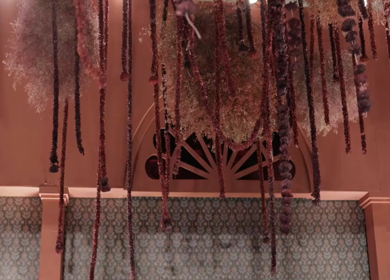 A Slow Motion Shot of an Indian Wedding Venue Decoration in India