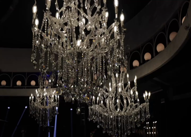 A Slow Motion Shot of an Indian Wedding Venue Decoration in India