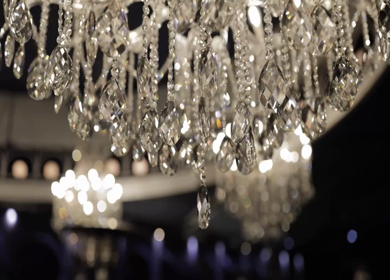 A Slow Motion Shot of an Indian Wedding Venue Decoration in India