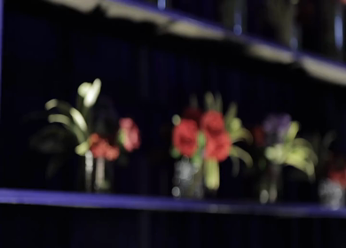 A Slow Motion Shot of an Indian Wedding Venue Decoration in India