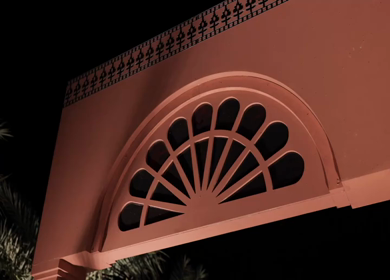 A Slow Motion Shot of an Indian Wedding Venue Decoration in India