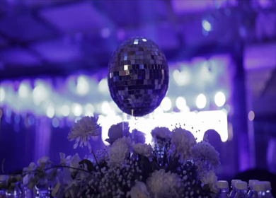 A Slow Motion Shot of an Indian Wedding Venue Decoration in India