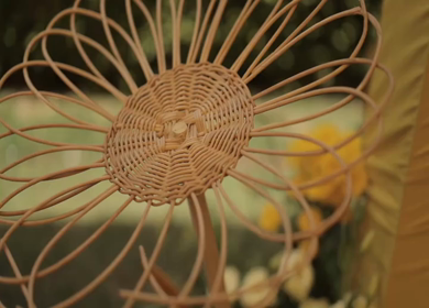 A Slow Motion Shot of an Indian Wedding Venue Decoration in India
