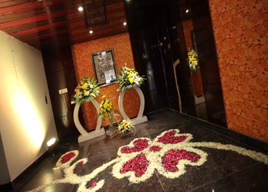 A Slow Motion Shot of an Indian Wedding Decoration in India