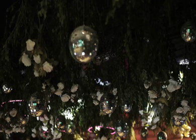 A Slow Motion Shot of an Indian Wedding Venue Decoration in India
