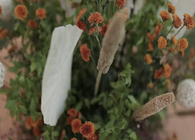 A Slow Motion Shot of an Indian Wedding Venue Decoration in India