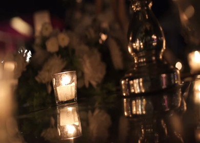 A Slow Motion Shot of an Indian Wedding Decoration in India