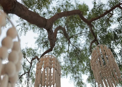 A Slow Motion Shot of an Indian Wedding Venue Decoration in India