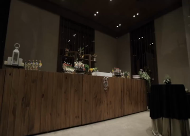 A Slow Motion Shot of an Indian Wedding Venue Decoration in India