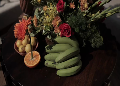 A Slow Motion Shot of an Indian Wedding Venue Decoration in India