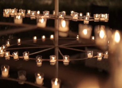 A Slow Motion Shot of an Indian Wedding Venue Decoration in India