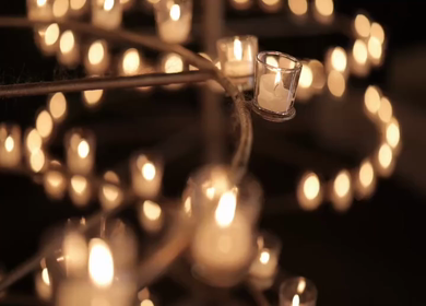 A Slow Motion Shot of an Indian Wedding Venue Decoration in India